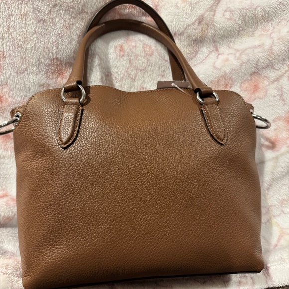 NWT Coach Remi Satchel Saddle Brown - Picture 2 of 9